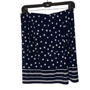 Susan Graver Ploka dot skirt size S